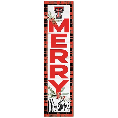 Texas Tech Red Raiders 12'' x 48'' Outdoor Christmas Leaner