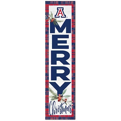 Arizona Wildcats 12'' x 48'' Outdoor Christmas Leaner