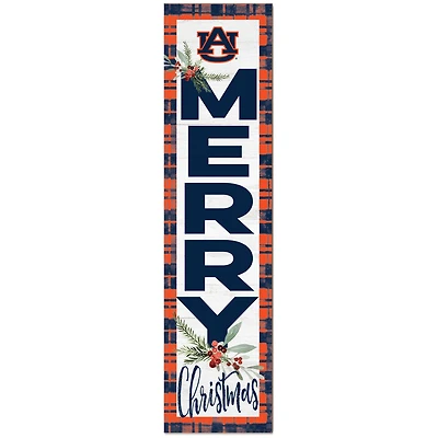 Auburn Tigers 12'' x 48'' Outdoor Christmas Leaner