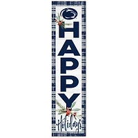 Penn State Nittany Lions 12'' x 48'' Happy Holidays Outdoor Leaner