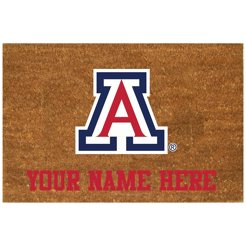 Arizona Wildcats 19.5'' x 29.5'' Personalized Door Mat