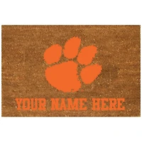 Clemson Tigers 19.5'' x 29.5'' Personalized Door Mat