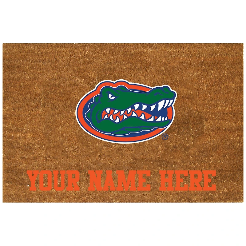Florida Gators 19.5'' x 29.5'' Personalized Door Mat