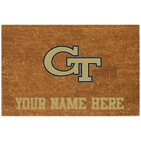 Georgia Tech Yellow Jackets 19.5'' x 29.5'' Personalized Door Mat