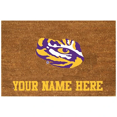 LSU Tigers 19.5'' x 29.5'' Personalized Door Mat