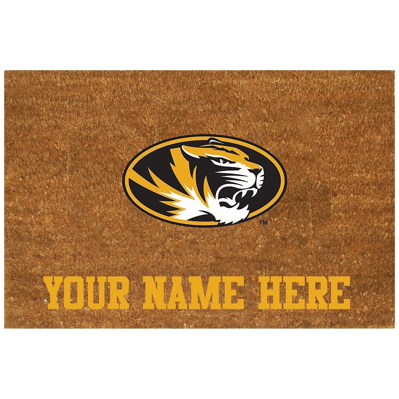 Missouri Tigers 19.5'' x 29.5'' Personalized Door Mat
