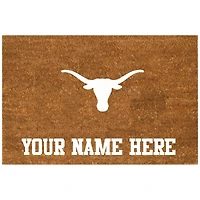 Texas Longhorns 19.5'' x 29.5'' Personalized Door Mat