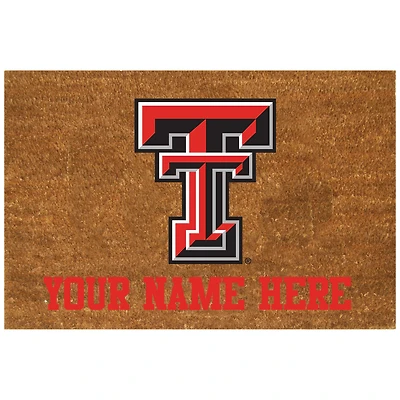Texas Tech Red Raiders 19.5'' x 29.5'' Personalized Door Mat