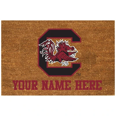 South Carolina Gamecocks 19.5'' x 29.5'' Personalized Door Mat