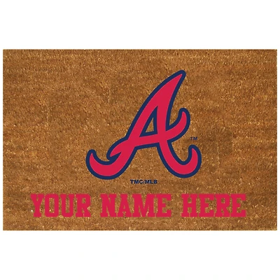 Atlanta Braves 19.5'' x 29.5'' Personalized Door Mat
