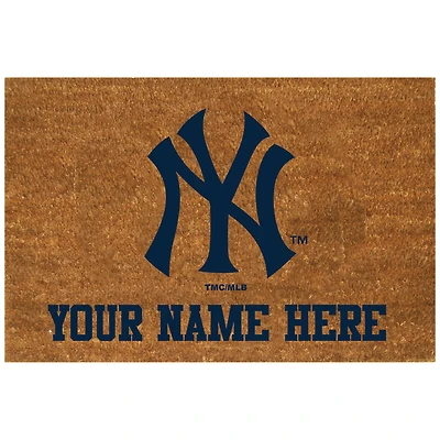 New York Yankees 19.5'' x 29.5'' Personalized Door Mat