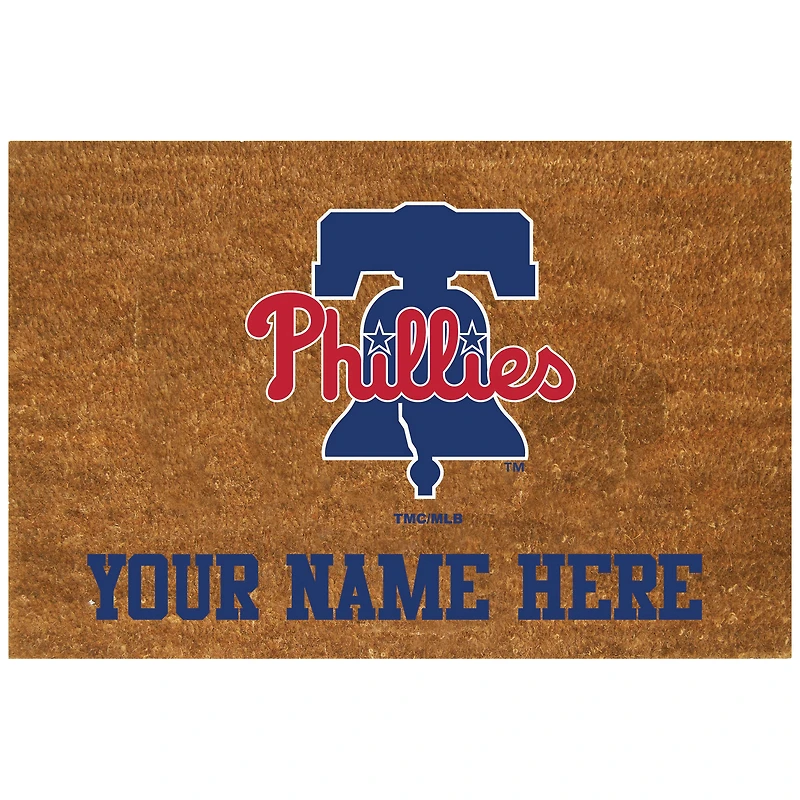 Philadelphia Phillies 19.5'' x 29.5'' Personalized Door Mat