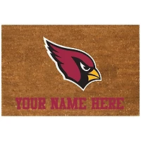 Arizona Cardinals 19.5'' x 29.5'' Personalized Door Mat