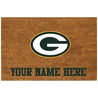 Green Bay Packers 19.5'' x 29.5'' Personalized Door Mat