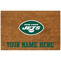New York Jets 19.5'' x 29.5'' Personalized Door Mat