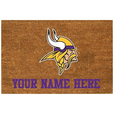 Minnesota Vikings 19.5'' x 29.5'' Personalized Door Mat