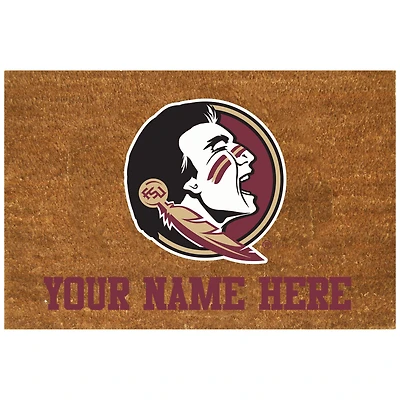 Florida State Seminoles 23'' x 35'' Personalized Door Mat