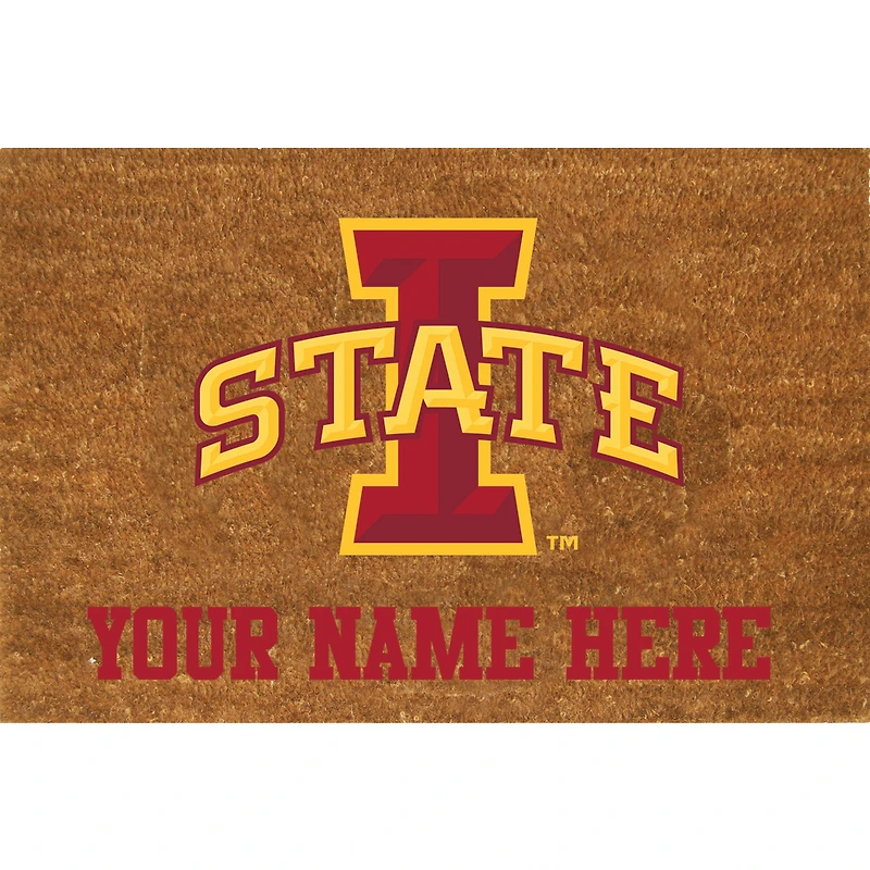 Iowa State Cyclones 23'' x 35'' Personalized Door Mat