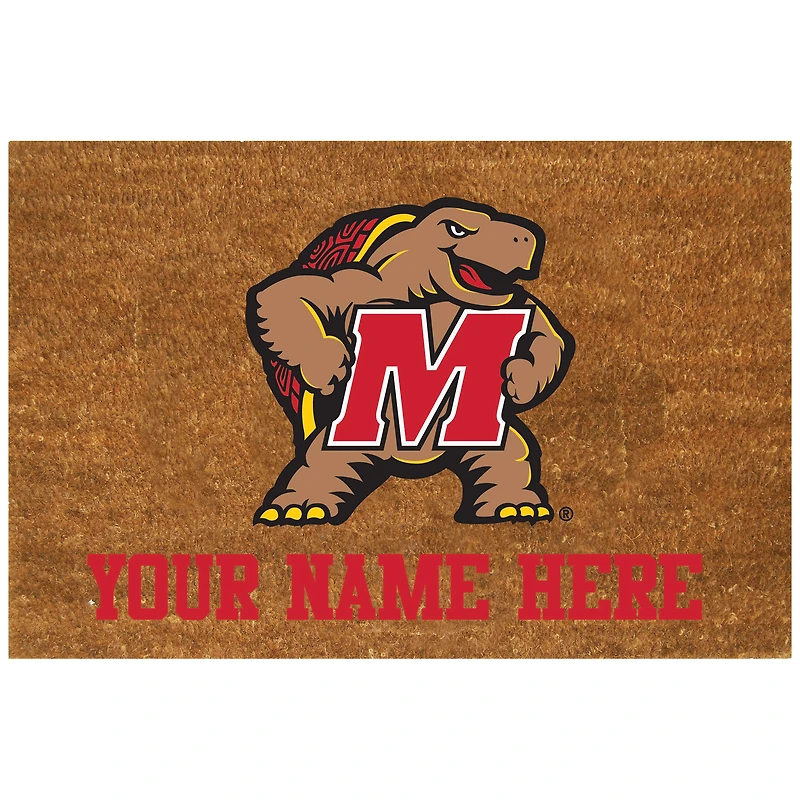 Maryland Terrapins 23'' x 35'' Personalized Door Mat