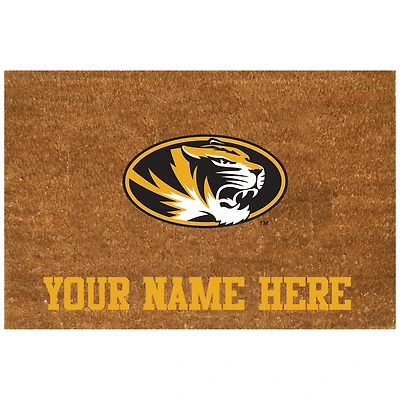 Missouri Tigers 23'' x 35'' Personalized Door Mat