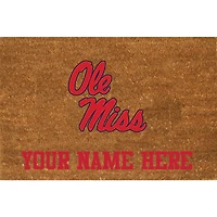 Ole Miss Rebels 23'' x 35'' Personalized Door Mat