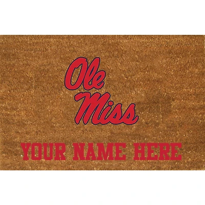 Ole Miss Rebels 23'' x 35'' Personalized Door Mat