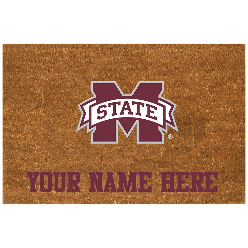 Mississippi State Bulldogs 23'' x 35'' Personalized Door Mat