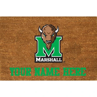 Marshall Thundering Herd 23'' x 35'' Personalized Door Mat
