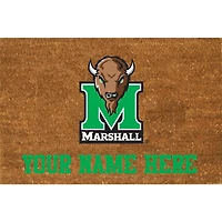 Marshall Thundering Herd 23'' x 35'' Personalized Door Mat