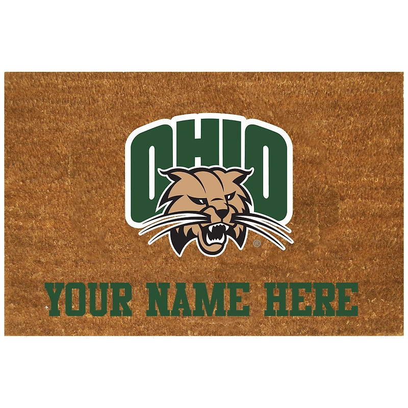Ohio Bobcats 23'' x 35'' Personalized Door Mat
