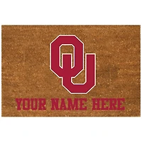 Oklahoma Sooners 23'' x 35'' Personalized Door Mat