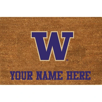 Washington Huskies 23'' x 35'' Personalized Door Mat