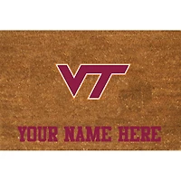 Virginia Tech Hokies 23'' x 35'' Personalized Door Mat