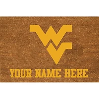 West Virginia Mountaineers 23'' x 35'' Personalized Door Mat