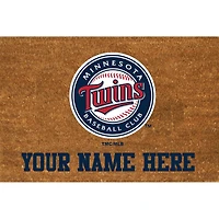 Minnesota Twins 23'' x 35'' Personalized Door Mat