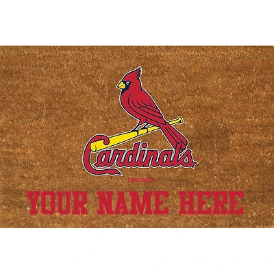 St. Louis Cardinals 23'' x 35'' Personalized Door Mat