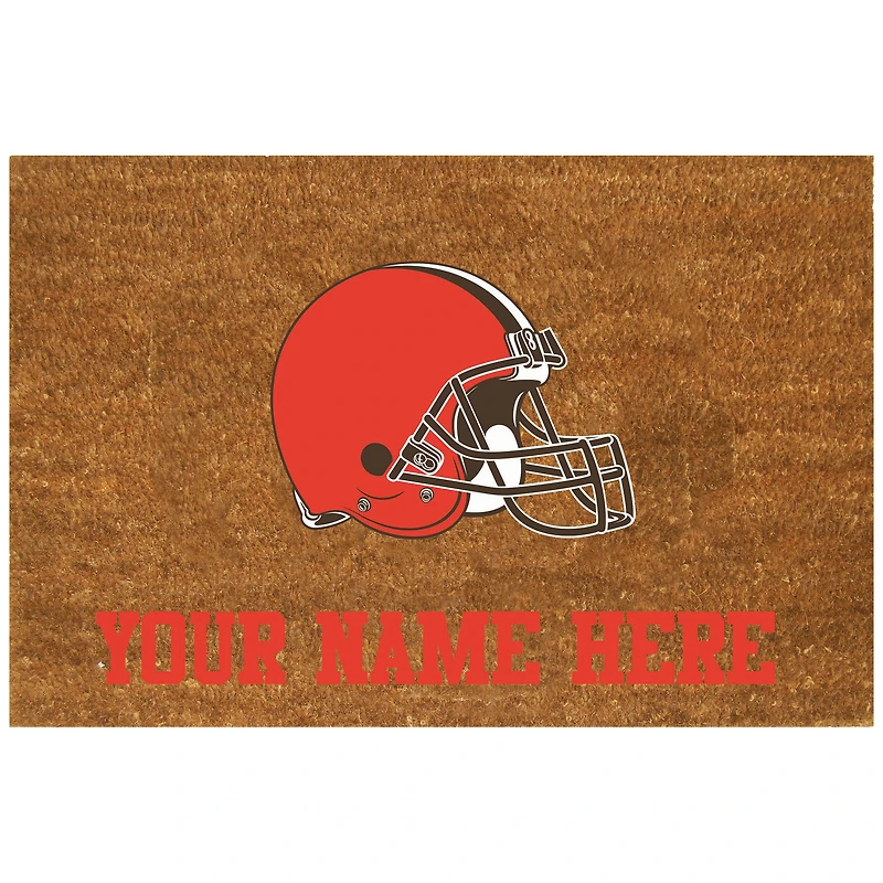 Cleveland Browns 23'' x 35'' Personalized Door Mat