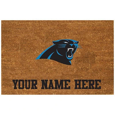 Carolina Panthers 23'' x 35'' Personalized Door Mat