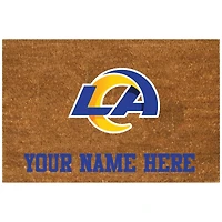 Los Angeles Rams 23'' x 35'' Personalized Door Mat