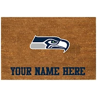 Seattle Seahawks 23'' x 35'' Personalized Door Mat