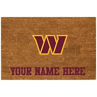 Washington Commanders 23'' x 35'' Personalized Door Mat