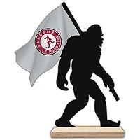 Alabama Crimson Tide 18'' Team Logo Bigfoot Silhouette Desktop Art
