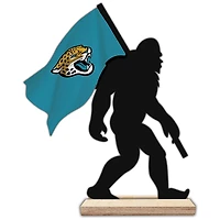 Jacksonville Jaguars 18'' Team Logo Bigfoot Silhouette Desktop Art