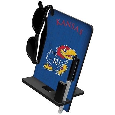 Kansas Jayhawks Four in One Desktop Phone Stand