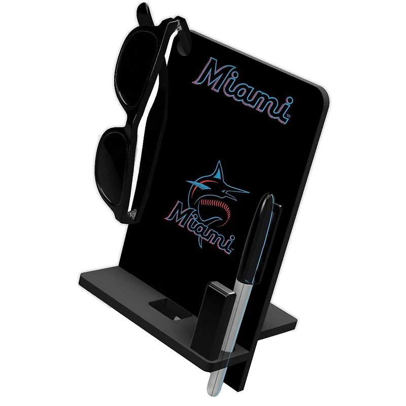 Miami Marlins Four in One Desktop Phone Stand