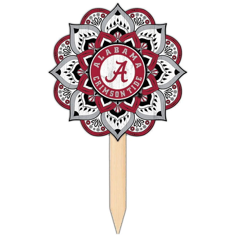 Alabama Crimson Tide 18'' x 12'' Mandala Yard Stake