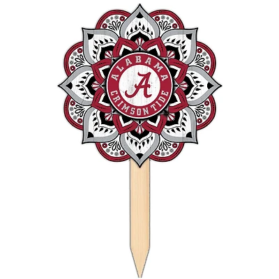 Alabama Crimson Tide 18'' x 12'' Mandala Yard Stake