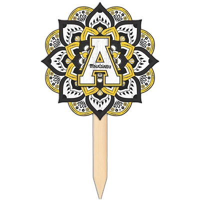 Appalachian State Mountaineers 18'' x 12'' Mandala Yard Stake