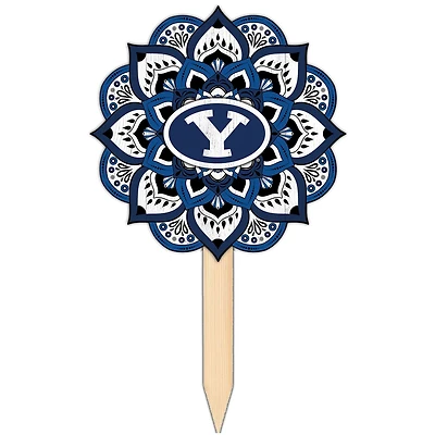 BYU Cougars 18'' x 12'' Mandala Yard Stake