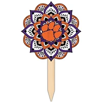Clemson Tigers 18'' x 12'' Mandala Yard Stake
